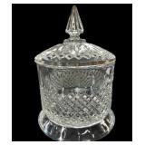 Vintage Heavy Crystal Candy/Cookie Jar