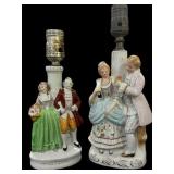 (2) Colonial Couple Lamps