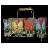 (8) pc Peanut Butter Glasses in Carrier