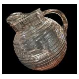 Manhattan Pink Depression Ball Pitcher