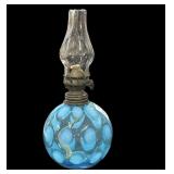 Fenton Coin Spot Perfume Bottle Oil Lamp RARE