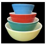 Primary Colors Pyrex Mixing Bowl Set