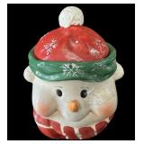 Happy Snowman Cookie Jar