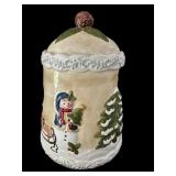 Snowscape Cookie Jar