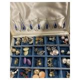Vintage Jewelry Box & Jewelry