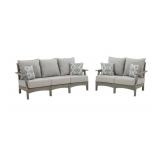 Ashely Visola Outdoor Sofa and Loveseat
