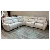 Westview Luxe 6pc PWR Reclining Leather Sectional