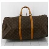 Louis Vuitton Monogram Keepall 55 Boston Bag