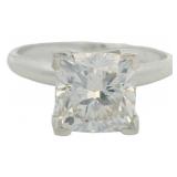 Cushion Cut 2.01 ct Diamond Solitaire Ring