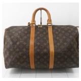 Louis Vuitton Monogram Keepall 45 Boston Bag