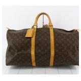 Louis Vuitton Monogram Keepall 55 Boston Bag