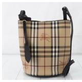 Burberry Haymarket Check Bucket Bag