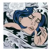 Roy Lichtenstein- Drowning Girl