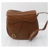 Gucci Saddle Leather Shoulder Bag