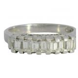 Platinum 0.55 ct Natural VS Diamond Ring