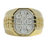 Men's 1.00 ct VS Lab Diamond Ring