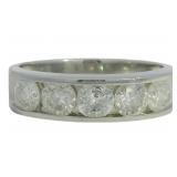 Platinum 1.16 ct Natural Brilliant Diamond Ring