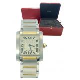 Cartier Tank Francaise 2300 Two Tone Ladies Watch