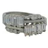 Platinum 1.07 ct Natural VS Brilliant Diamond Ring