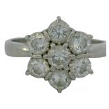 Platinum 1.04 ct Natural Brilliant Diamond Ring