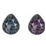 GIA Certified Pear 1.19 ct Color Change Sapphire