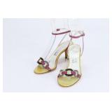 Ferragamo Leather Strap Sandals Size 5 1/2