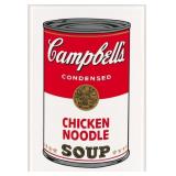 Andy Warhol Campbells Soup I. 1968 Chicken Noodle