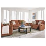 Ashley Danum Spice DBL Recliner Sofa & Love Seat
