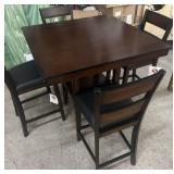 Standard Furniture Cherry Counter Height Table & 4