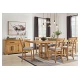 Ashley Havonplane Counter EXT Table 6 Barstools