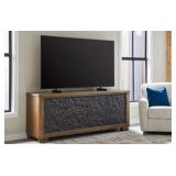 Rosswain XL 79-in Modern Sculptural TV Stand