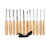 12 Pc SCHAAF Wood Carving Tools