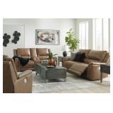 Trasimeno PWR REC Leather Sofa & Love Seat