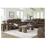 VonRyan PWR Reclining Leather Sofa & Love Seat
