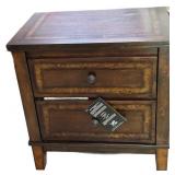 2 Drawer Night Stand (Dented Top)