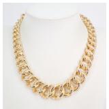 Louis Vuitton Collier 2D Circle Chain Necklace