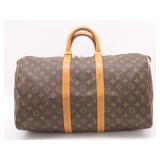 Louis Vuitton Monogram Keepall 45 Boston Bag