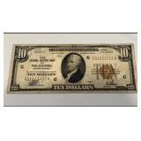 1929 $10 Federal Reserve Bank Note