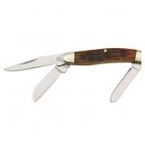 Rough Ryder Stockman Amber Bone Knife