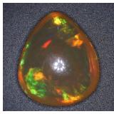 Natural 13.25 ct Pear Cabochon Ethiopian Opal
