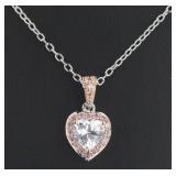 Trillion 2.00 ct White Topaz Designer Pendant
