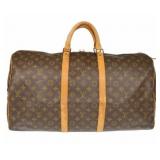 Louis Vuitton Monogram Keepall 55 Bag
