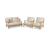 Clare View Outdoor Loveseat with 2 Lounge Chairs