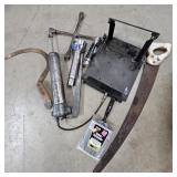Tool Box Deal (Grease Gun, HandSaw, Vintage