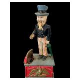 Cast Iron Uncle Sam Bank