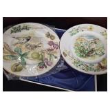 collectible plates from "The Country Diary of an