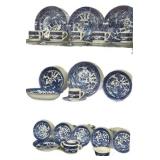 29 pc Blue & White Dishes