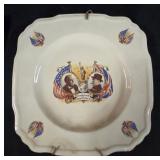 Aouvenir Plate With a Wire Plate Hanger Attached