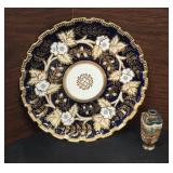 antique porcelain plate, likely English