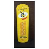vintage Bunny Bread advertising thermometer